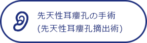 先天性耳瘻孔の手術 (先天性耳瘻孔摘出術)